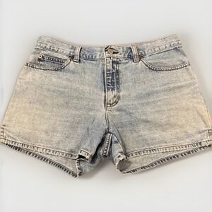 Vintage Y2K GAP Denim Shorts Womens Sz 10 Light Wash 100% Cotton